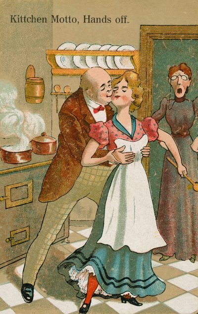 Obtěžovaná pokojská (barva litho) od English School