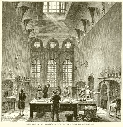 Kuchyně paláce svatého Jakuba, v době Jiřího III od English School