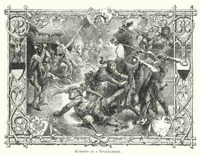 Ritter bei einem Turnier von English School