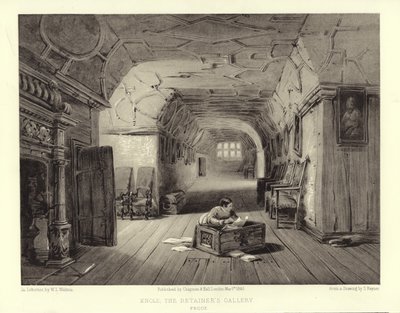 Knole, The Retainers Gallery (litotinta) od English School