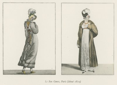 La Bon Genre, Paříž (asi 1810) od English School