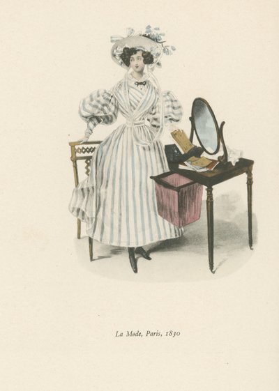 Móda, Paříž, 1830 od English School