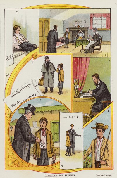 Označeno pro Stepney (barevné lito) od English School