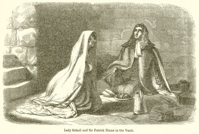 Lady Grisell a Sir Patrick Hume ve Vaultu od English School