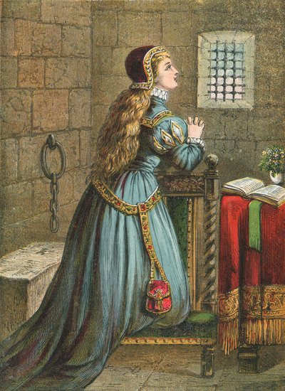 Lady Jane Grayová se modlí od English School
