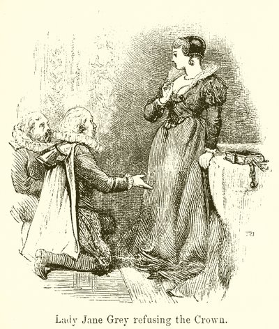 Lady Jane Greyová odmítá korunu od English School