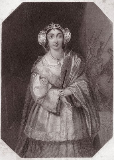 Lady Percy (Jindřich IV.) (král Jindřich IV.) v - „“ Galerii žen ze Shakespeara, sbírka čtyřiceti pěti vážných portrétů prvních londýnských umělců, obohacená o kritické a literární poznámky“““ kolem roku 1838 – od „ Galerie žen Shakes od English School