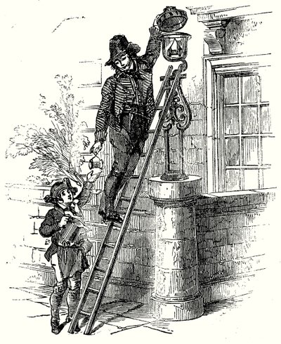 Lampář (rytina) od English School