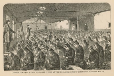 Velký dubový pokoj v Middlesex House of Correction od English School