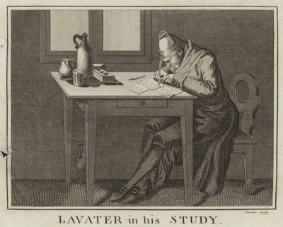 Lavater ve své pracovně od English School
