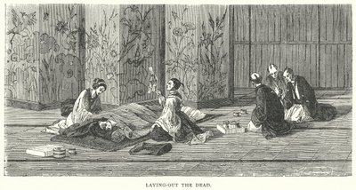 Ukládání mrtvých (rytina) od English School