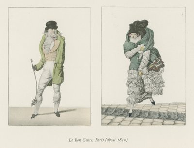 Le Bon Genre, Paříž (asi 1810) od English School