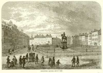Leicester Square, asi 1750 od English School