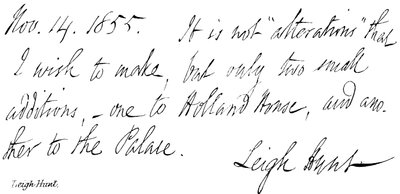 Leigh Huntová od English School