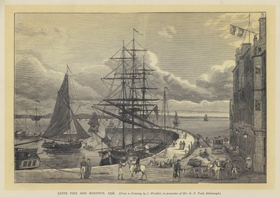 Leith Pier a přístav od English School