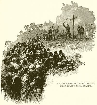 Leonard Calvert zasadil první kolonii v Marylandu od English School
