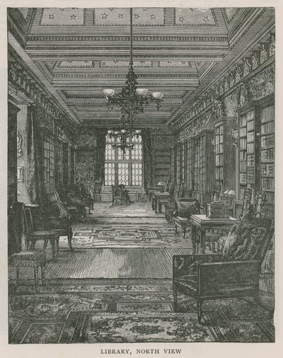 Knihovna, severní pohled, Holland House od English School