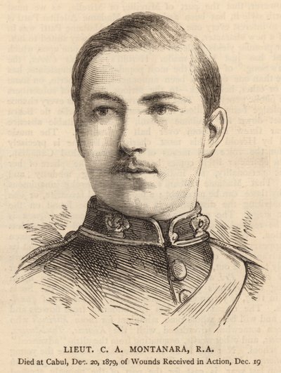Poručík CA Montanara, RA (rytina) od English School