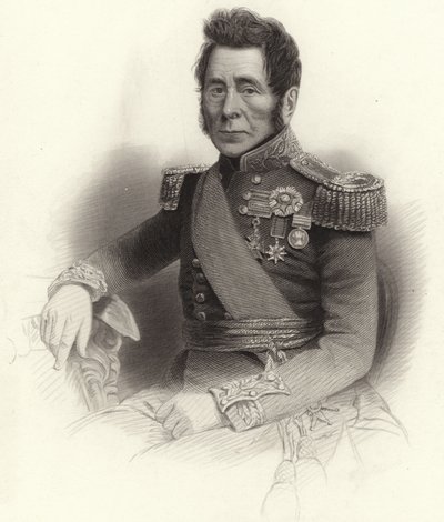 Generálporučík Sir John Fox Burgoyne od English School
