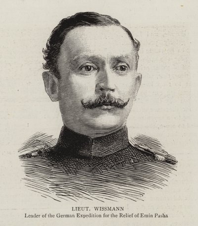 Poručík Wissmann (rytina) od English School