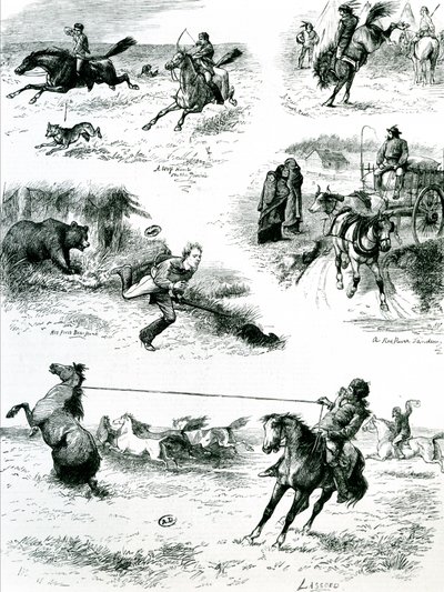 Život v Manitobě, 1877 od English School