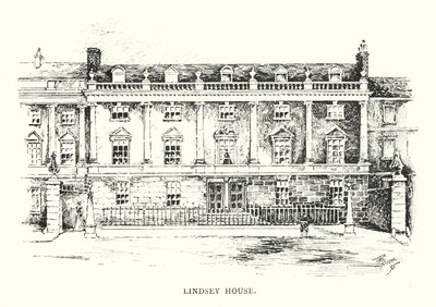 Lindsey House (litho) od English School