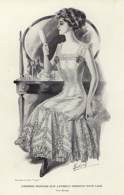 Spodní prádlo Princess bohatě zdobené krajkou od English School