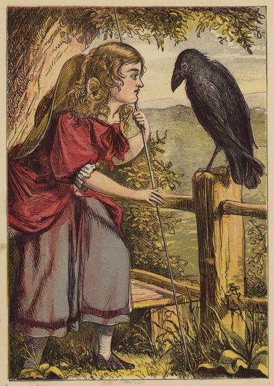 Little Bo-Peep (barevná rytina) od English School