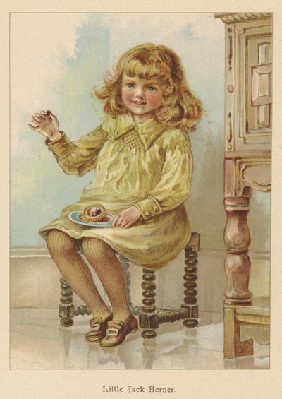Little Jack Horner (chromolitho) od English School