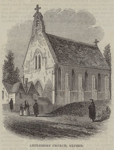 Littlemore Church, Oxford (rytina) od English School
