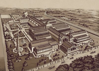 Liverpool: Shipperies Exhibition 1886 (litografie) od English School