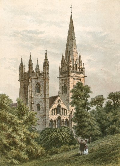 Katedrála Llandaff od English School