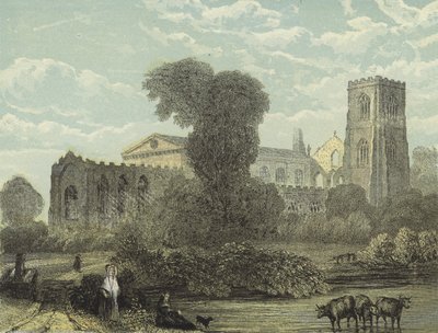 Katedrála Llandaff, pohled na severovýchod od English School