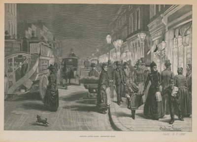 London After Dark: Brompton Road od English School