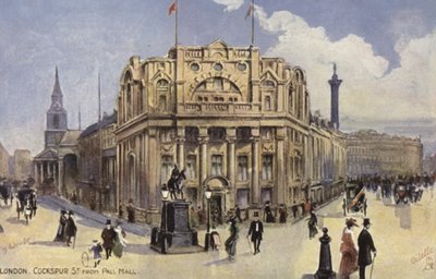 Londýn, Cockspur Street od Pall Mall od English School