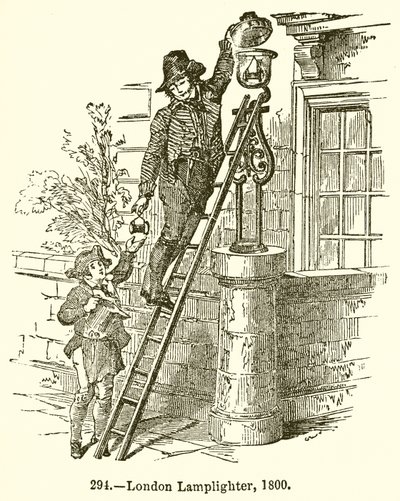 London Lamplighter, 1800 od English School
