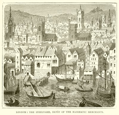 London: The Steelyard, Depot hanzovních obchodníků od English School