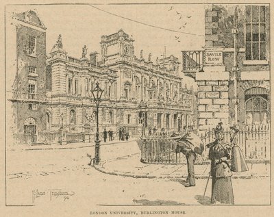 Londýnská univerzita, Burlington House od English School