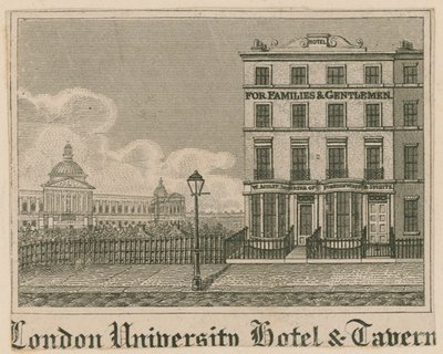 London University Hotel and Tavern, Londýn od English School