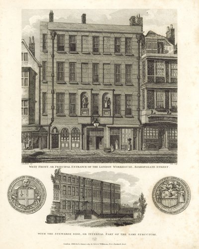 London Workhouse, Bishopsgate Street od English School