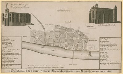 Londýn obnoven, neboli plán sira Johna Evelynse na přestavbu této starobylé metropole po požáru v roce 1666 od English School