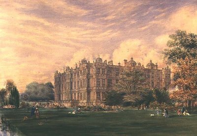 Longleat House, Wiltshire, cca 1850 (akvarel) od English School