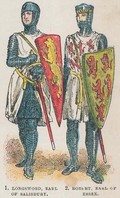 Longsword, hrabě ze Salisbury; Robert, hrabě z Essexu od English School