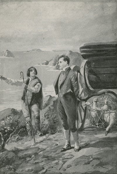 Lord Byron jde na projížďku od English School