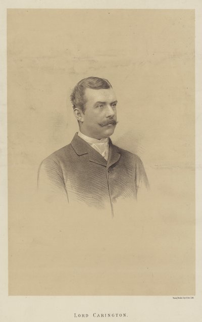 Lord Carington (litho) od English School