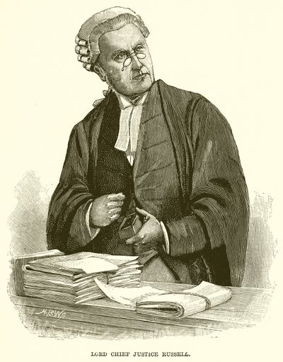 Lord hlavní soudce Russell od English School