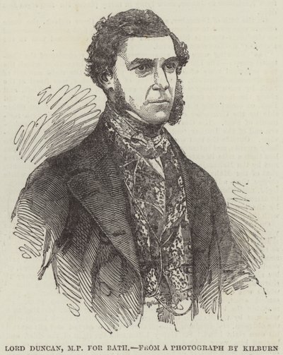 Lord Duncan, MP für Bath (Stich) von English School