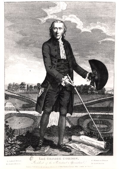 Lord George Gordon (1752-93) 1780 od English School