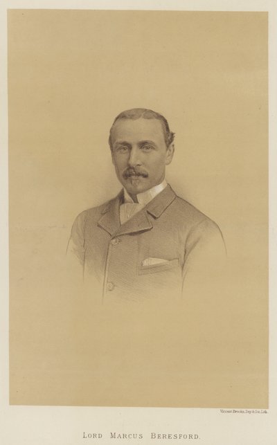 Lord Marcus Beresford (litho) od English School
