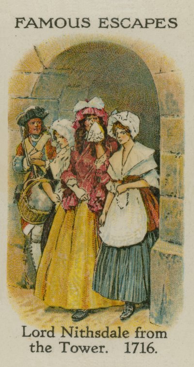 Lord Nithsdale z věže, 1716 od English School